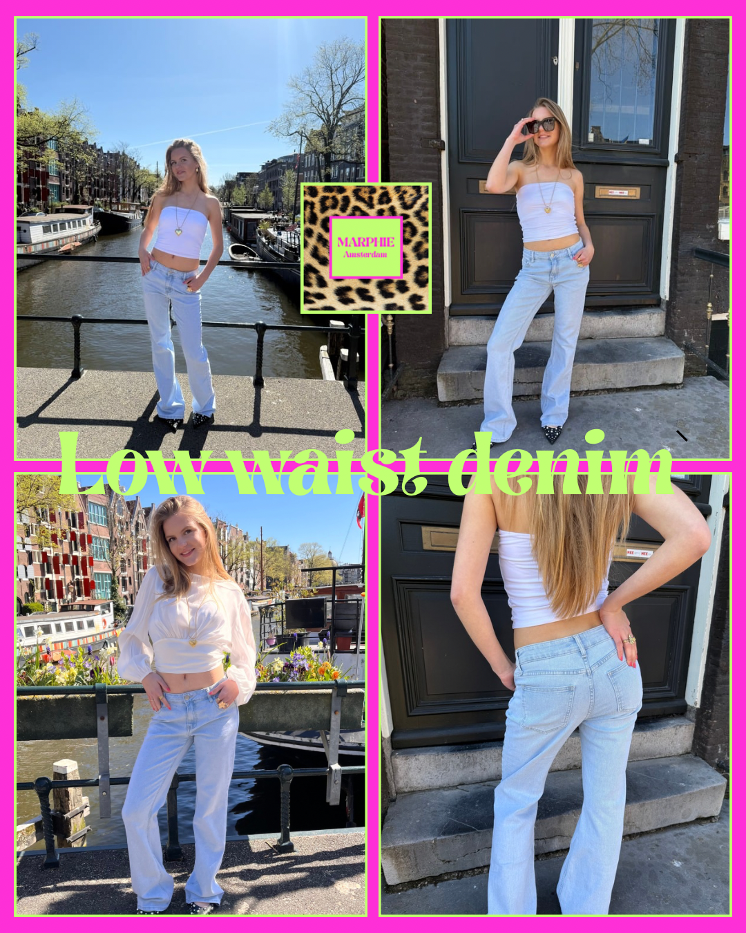 Jeans low waist flare extra long RD3113