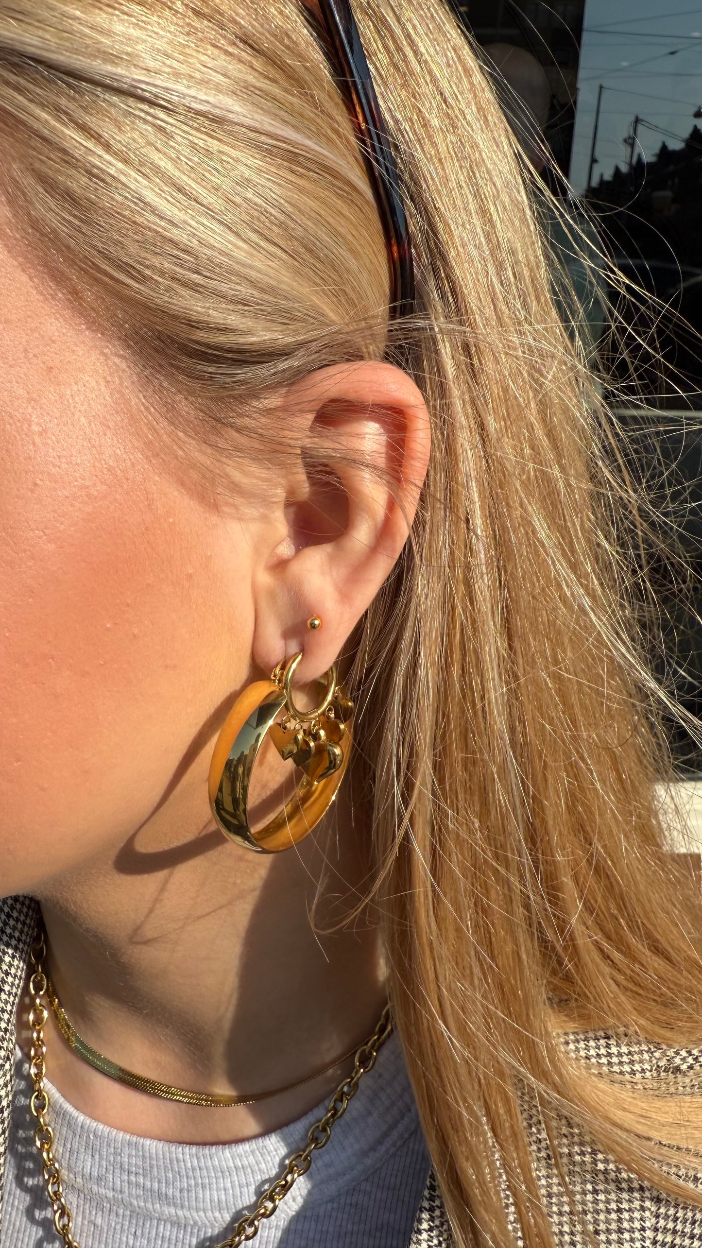 Golden Hoops Oorbellen