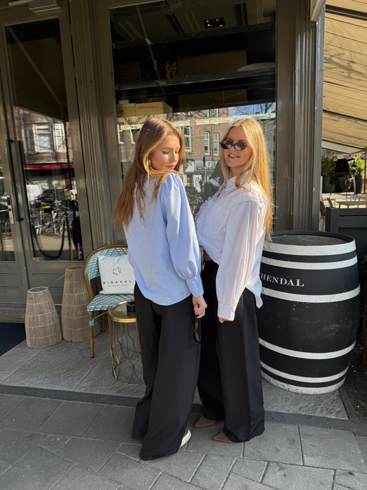 Noa striped blouse with strass