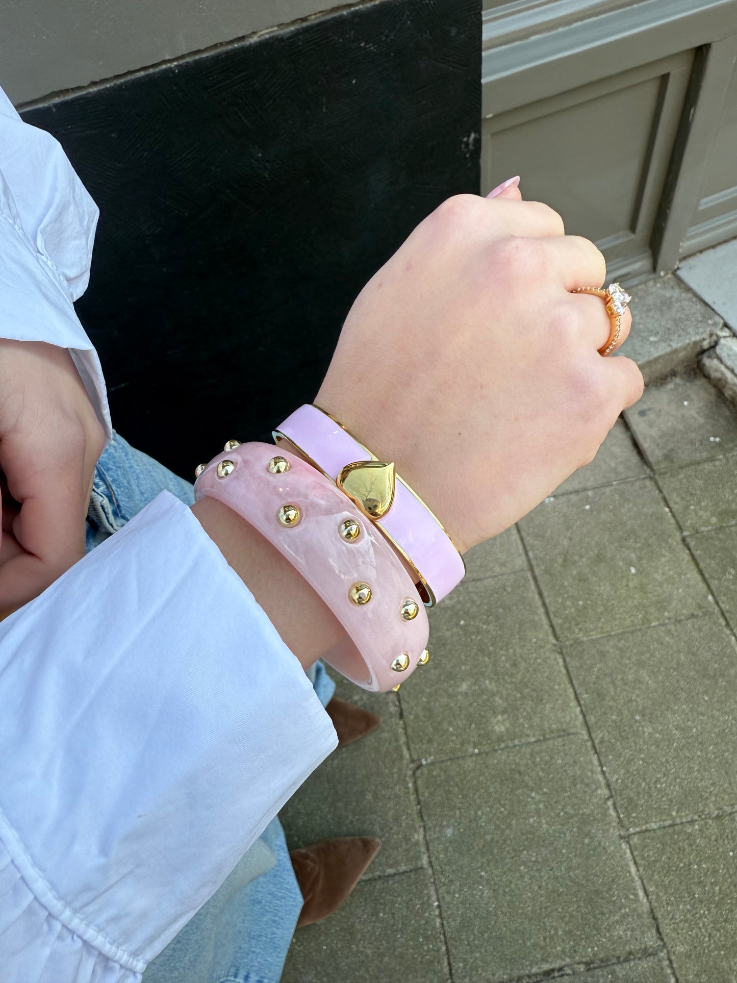 Pink Studs Bracelet